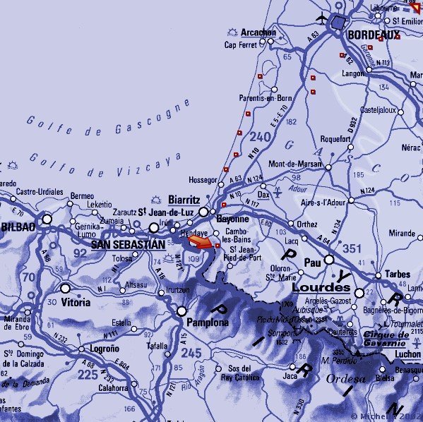 [Karte der bisherigen Route]